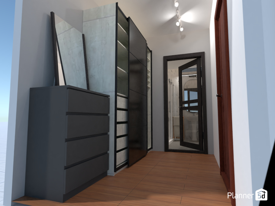 Industrial rustic closet design #5758517 by Elsa Loekito