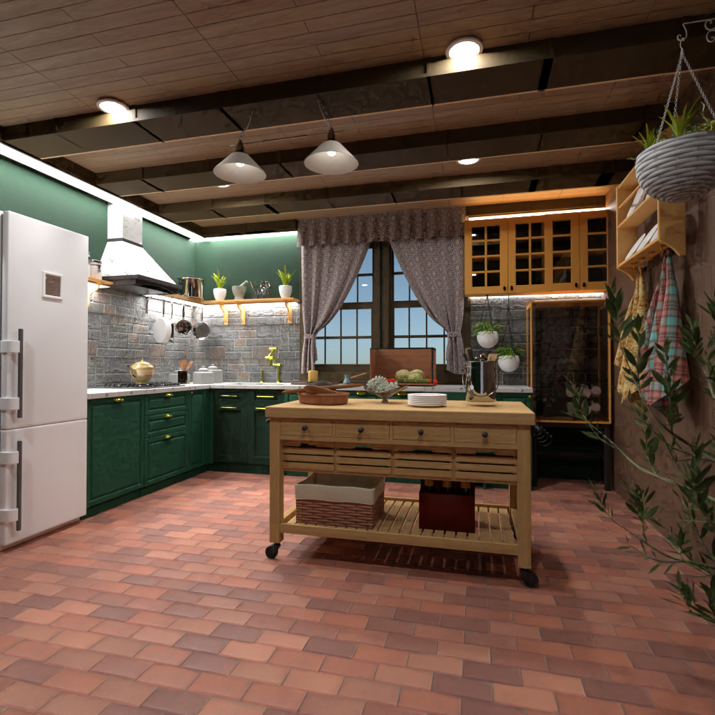 Vintage kitchen #13247855 by Editors Choice
