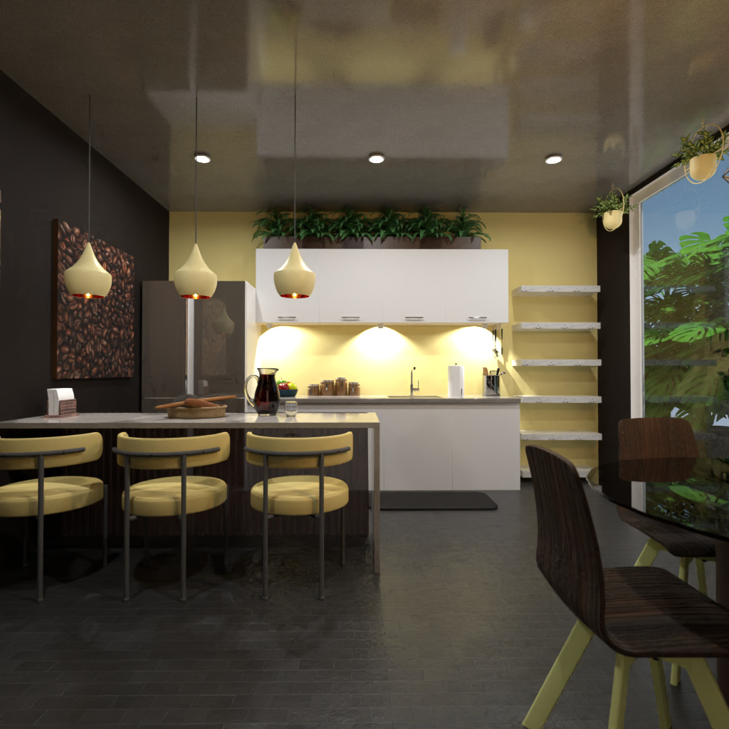 Sunny kitchen #12538451 by Editors Choice