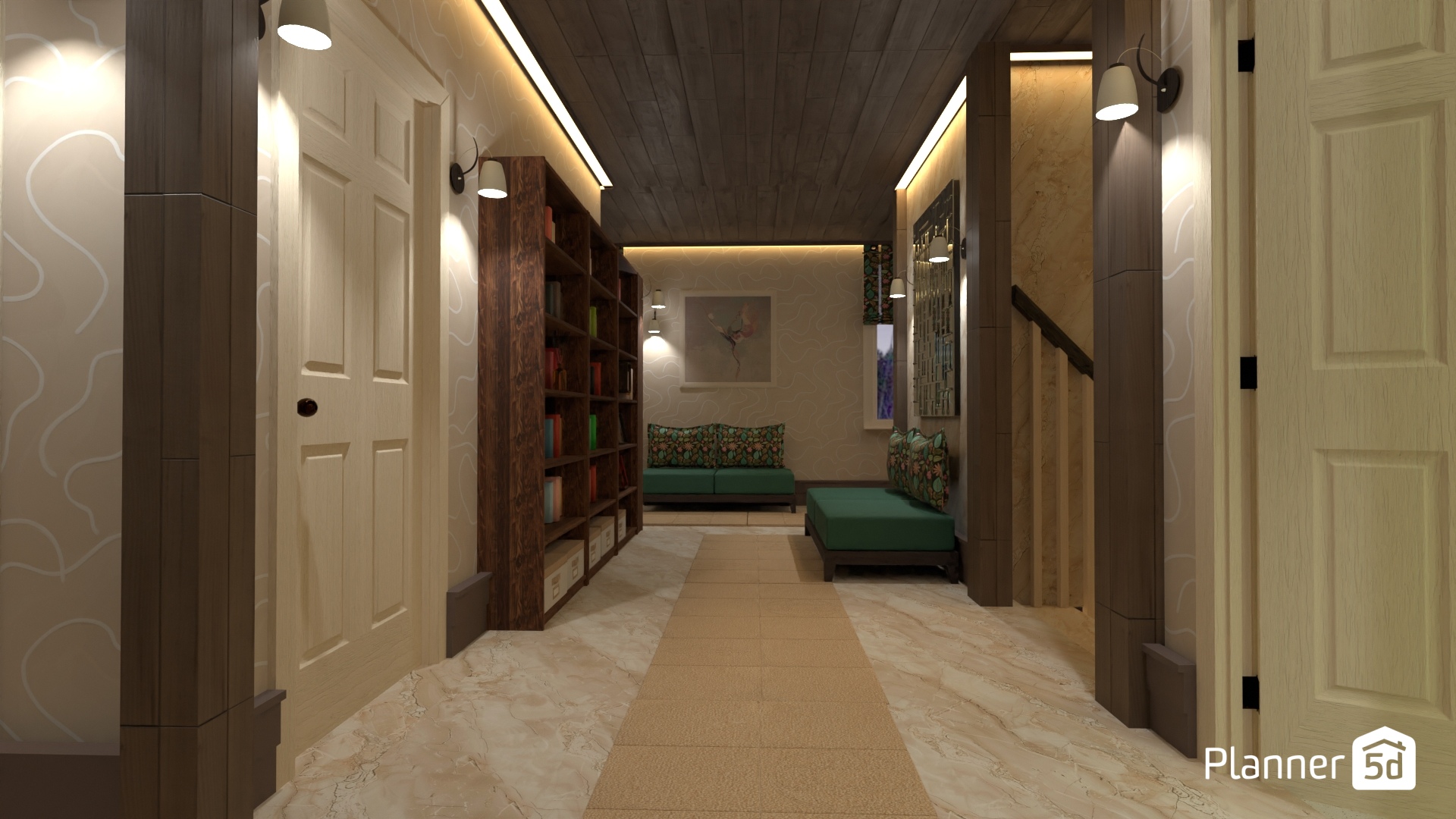 Pasillo Acogedor de Estilo Contemporáneo #33066928 by Yolanda Infante Garrido