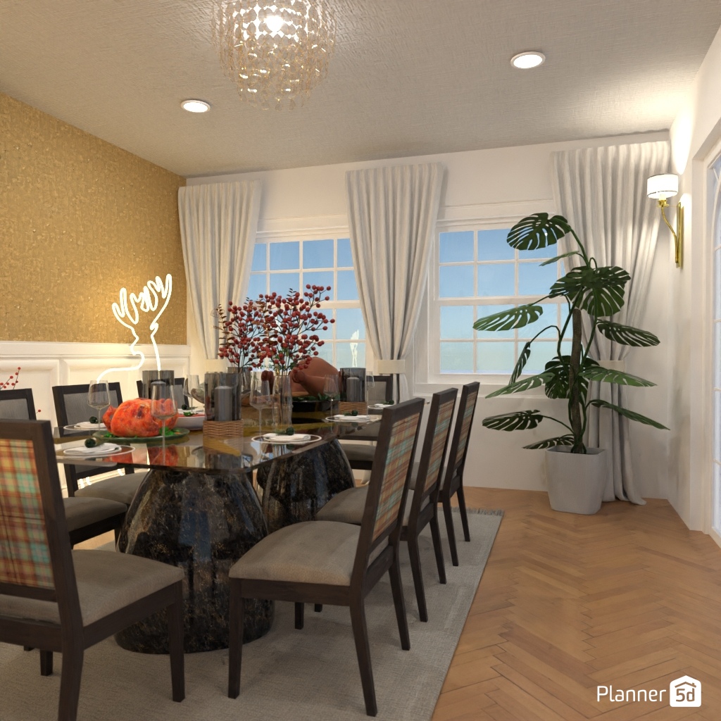 DB: Thanksgiving Day - room shell copy #23430683 by Editors Choice