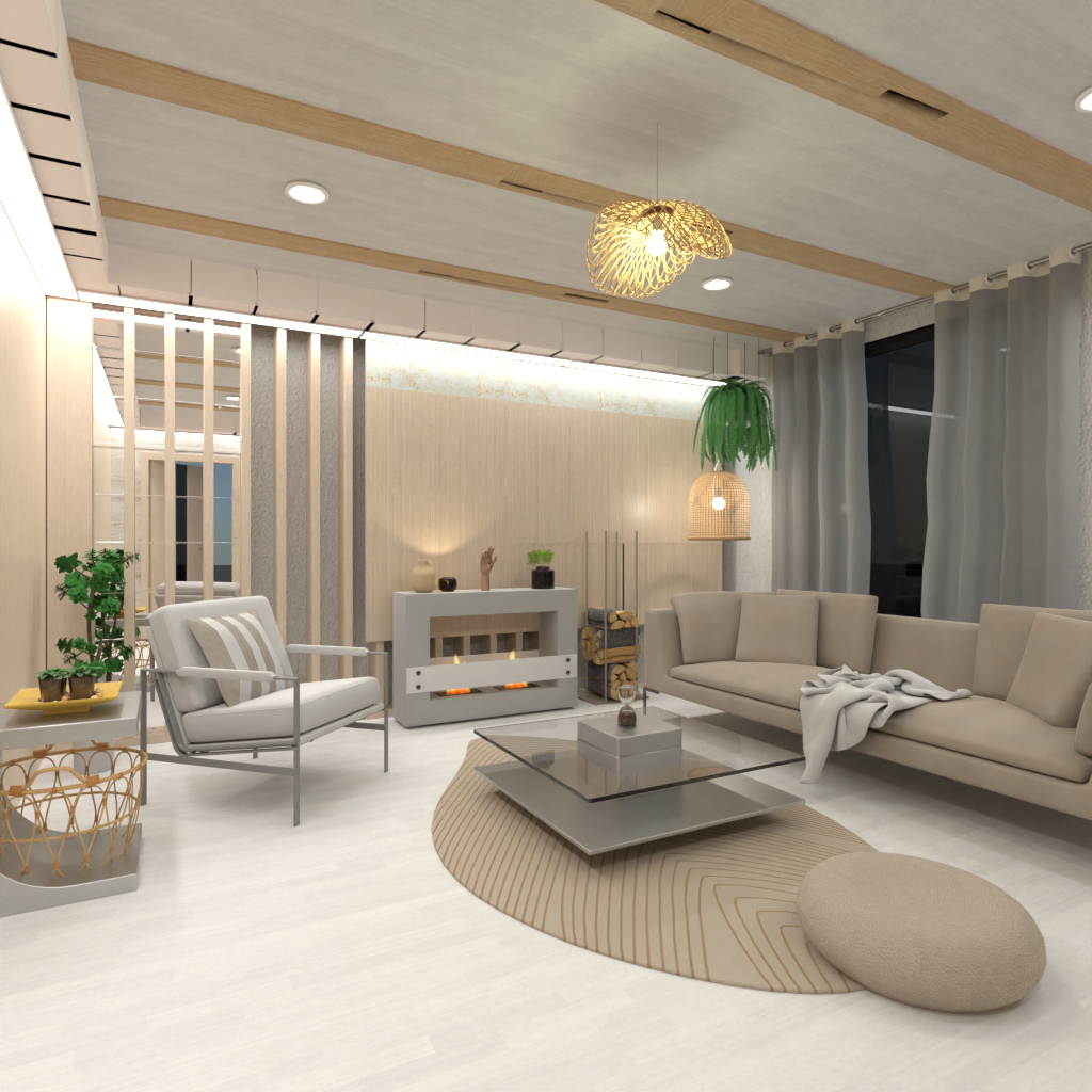 Japandi Living Room 11826916 by Editors Choice image