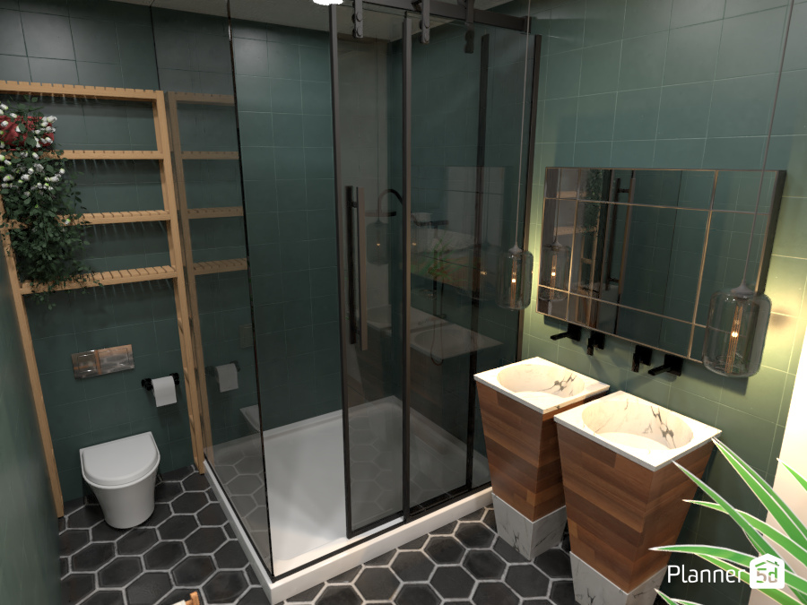 Banheiro despojado e moderno. #6202309 by Luana