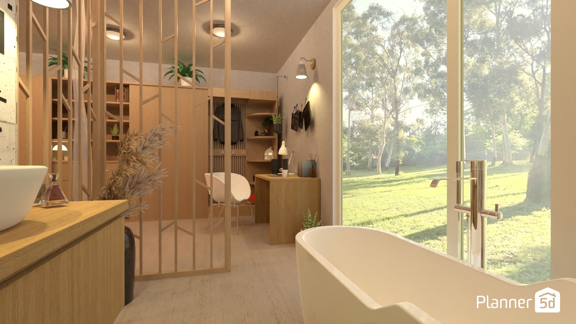Un baño abierto al paisaje #36268372 от Yolanda Infante Garrido