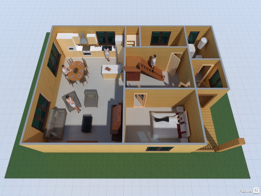 Дом 1 этаж #2624355 by Xava Xov