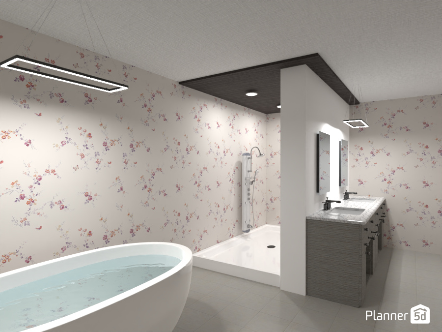 Modern bath #10039312 by Ellen