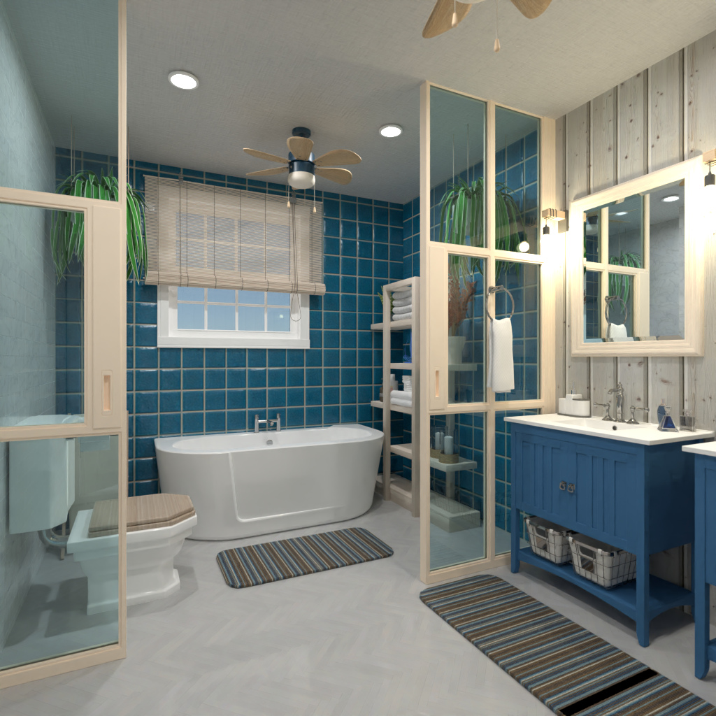 Nautical bathroom #12290809 by Editors Choice