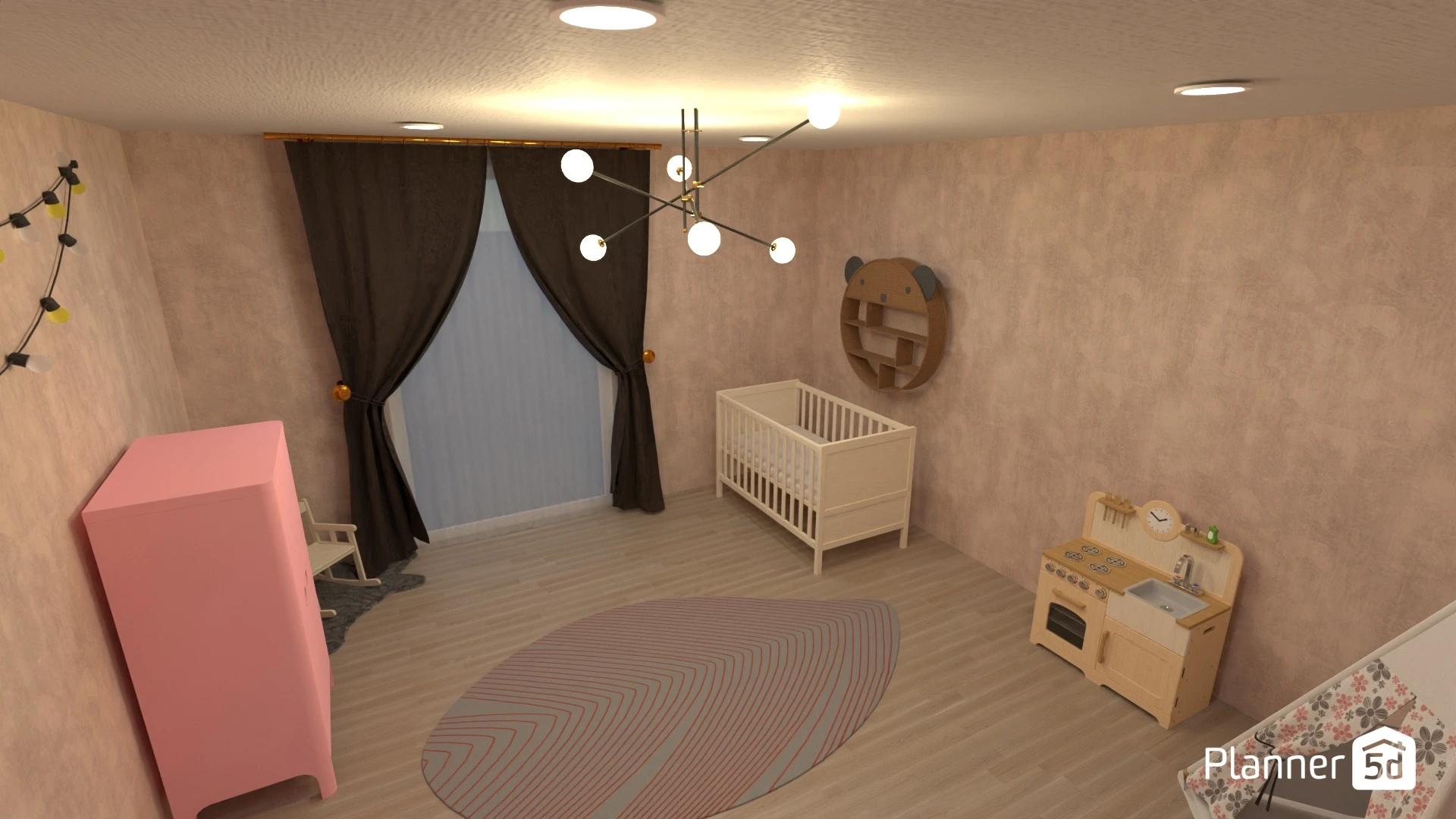 Cute Pink Baby Bedroom #158827 by Ella Price
