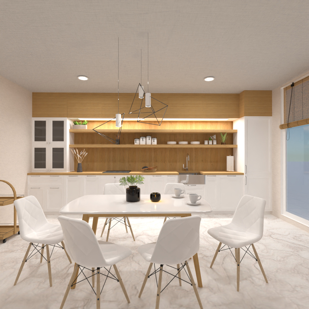 Brown and White Kitchen #11486148 by Editors Choice