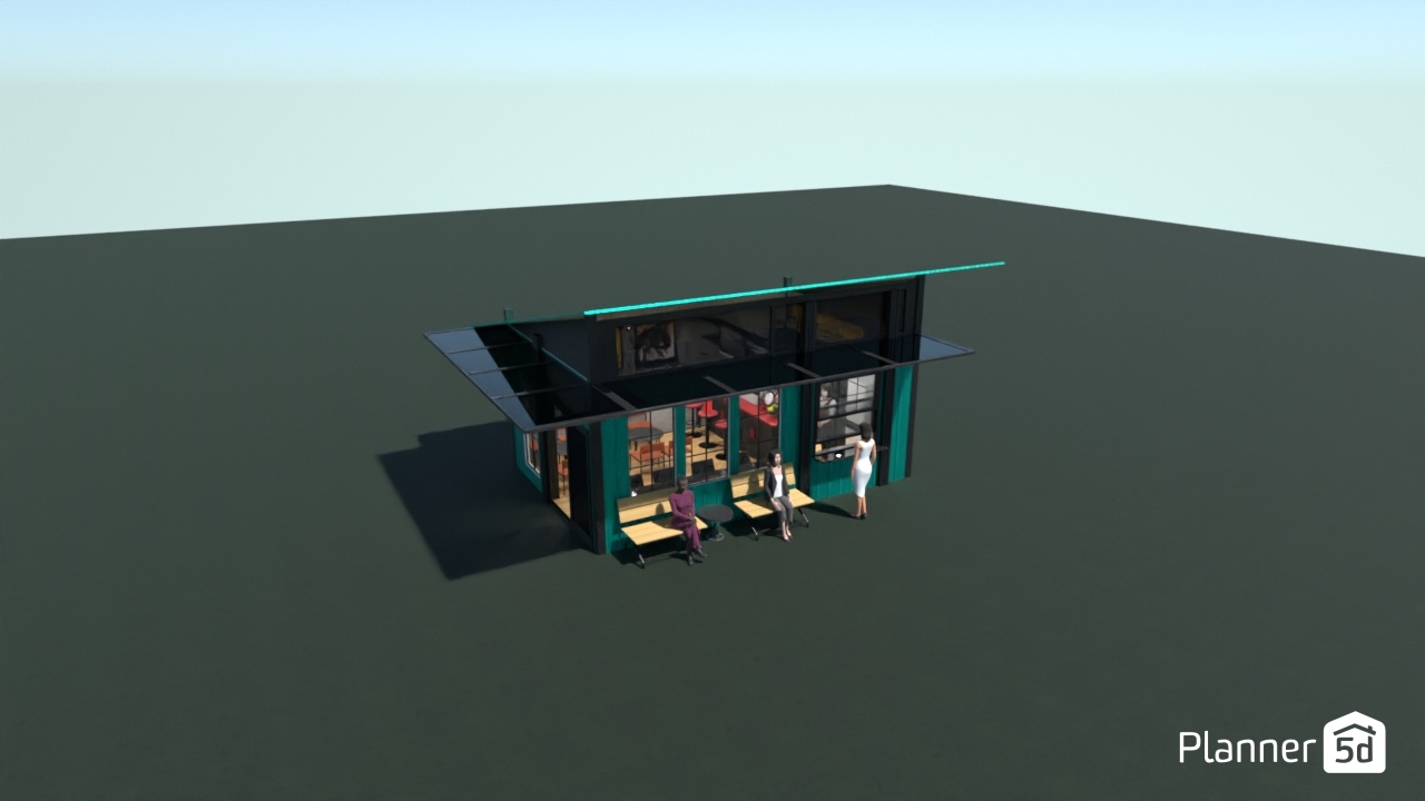 cafe kontainer 234 #22045446 by Indra Yudistira