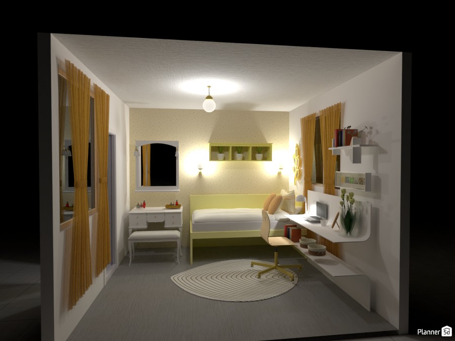 Quarto de menina #4337210 by Natally Sá