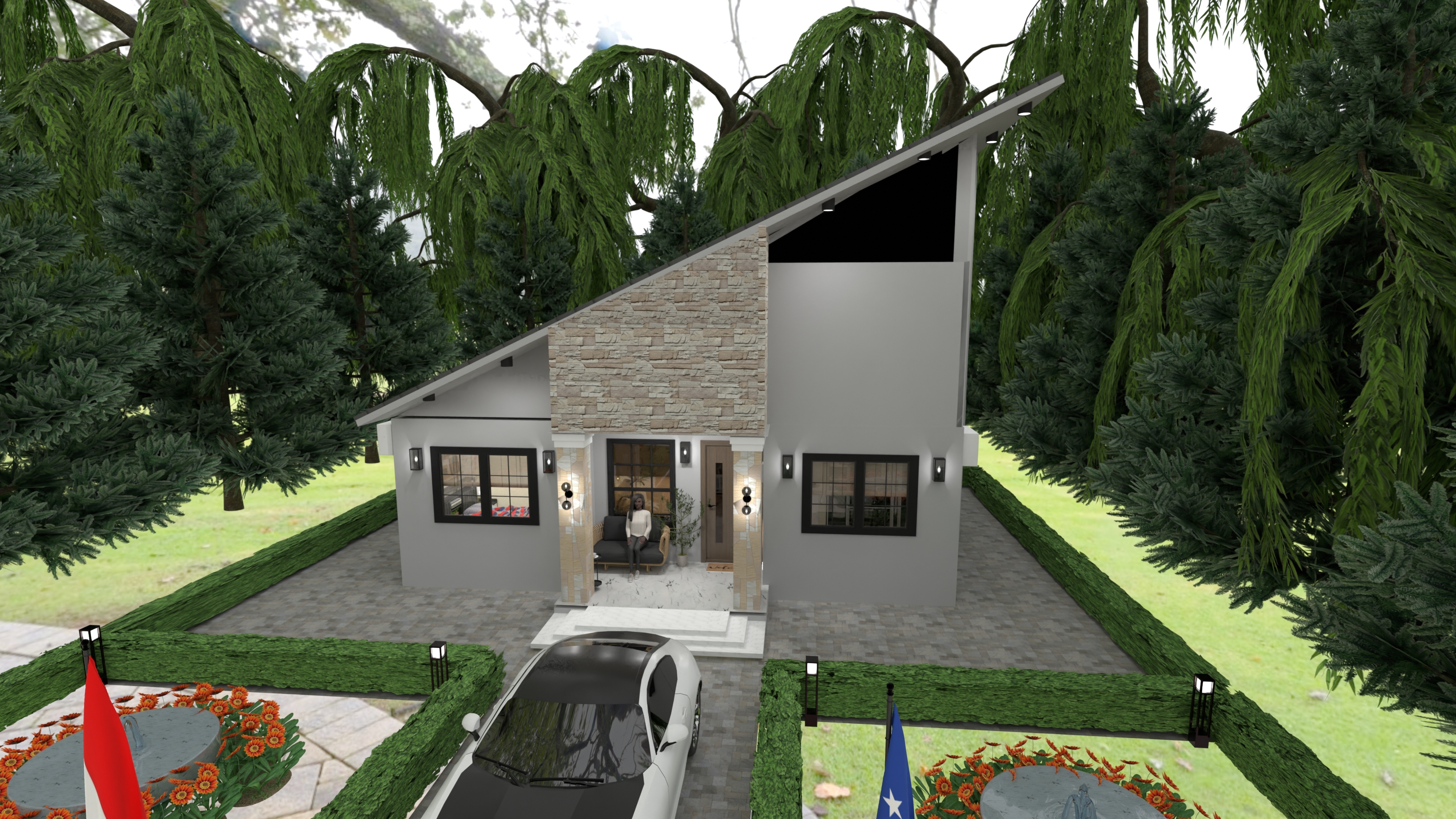 Bungalow Vacation House #23351890 by ZACKY DESIGNER