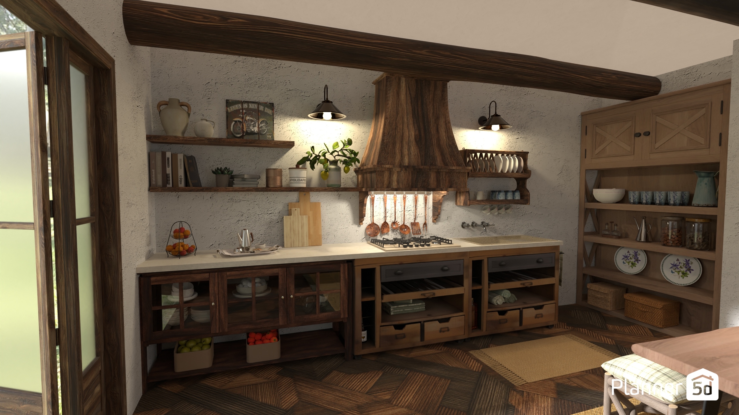 Rustic country kitchen #1 #28734052 by Micaela Maccaferri