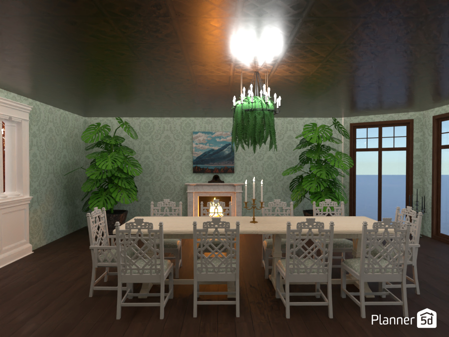 fancy diningroom #8211577 by Leila Ashtiani