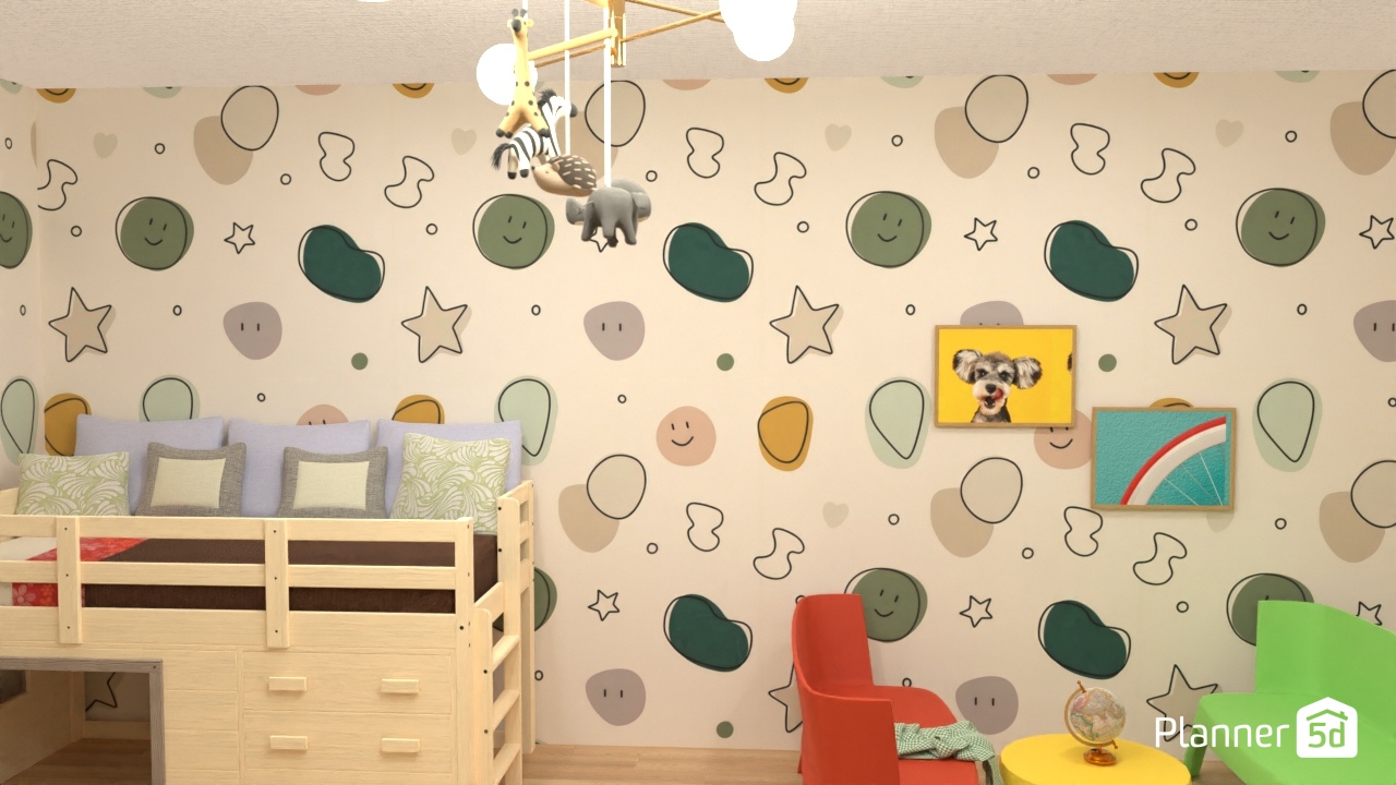 kids room design for under 6 years_(1.2) #28735444 by wangpong77