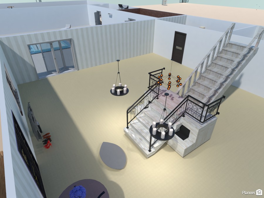 Entrance Hall In Mansion #3095553 by Carla