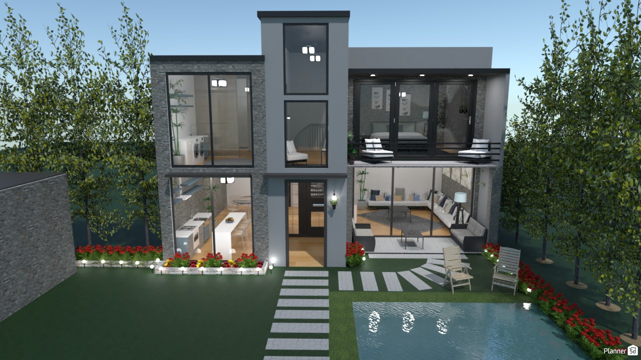 Casa moderna. #3884704 by Hall Pat