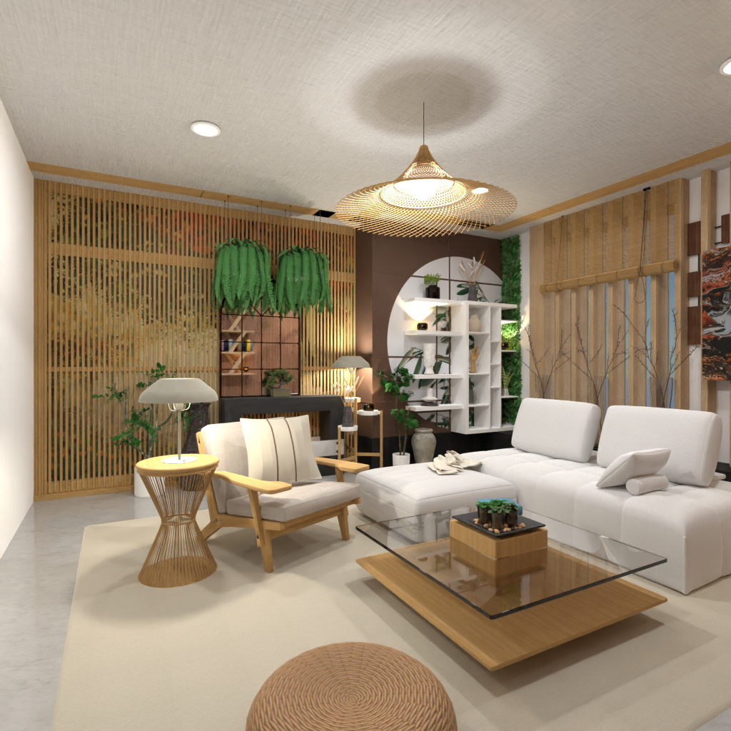 Japandi Living Room #11815012 by Editors Choice