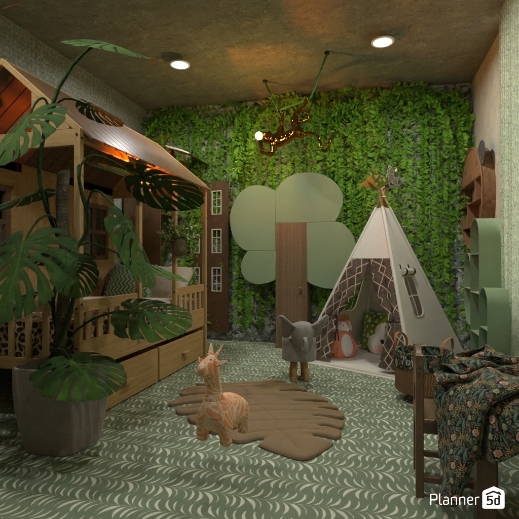Jungle Bedroom #3406660 by Editors Choice