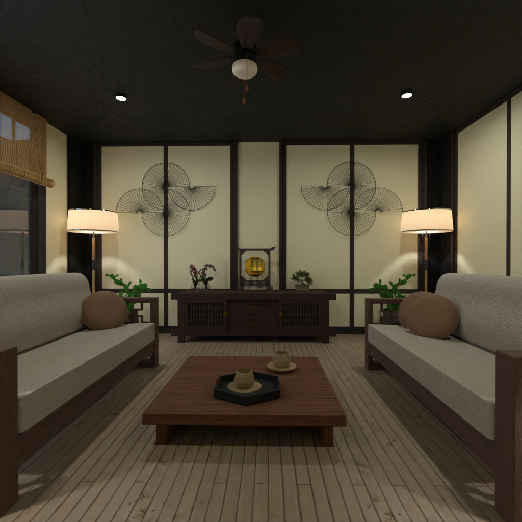 Japanese-style Living Room #15363639 by Editors Choice