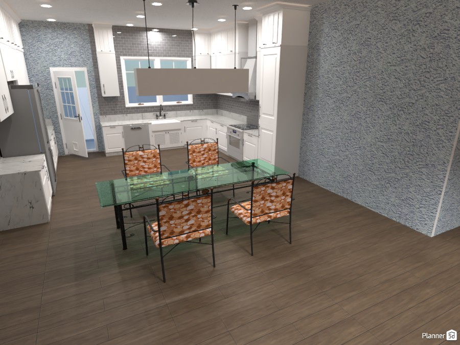 Kitchen remodeled, second draft, alt #3877413 by Raymond Husser