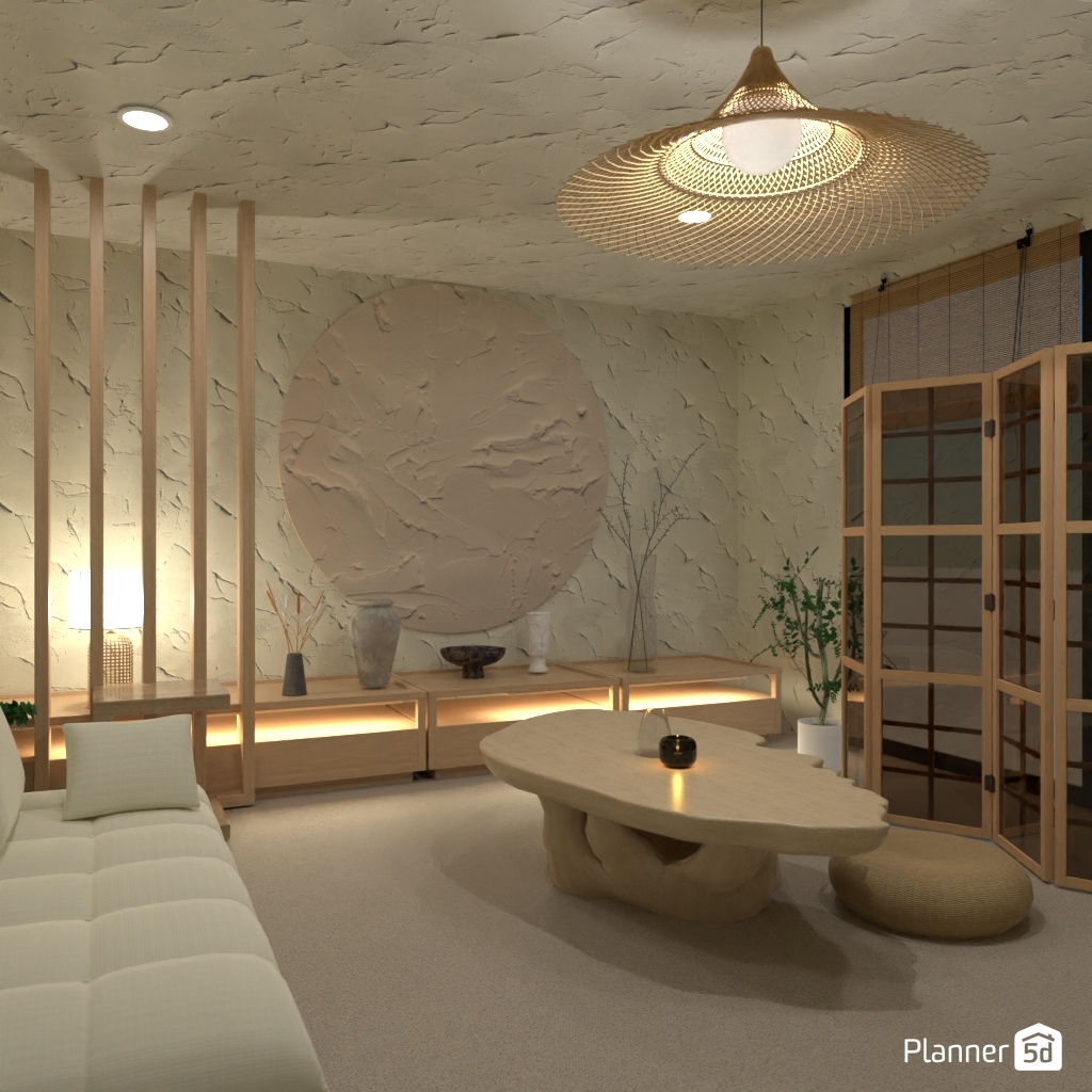 Japandi Living Room #25650932 by Editors Choice