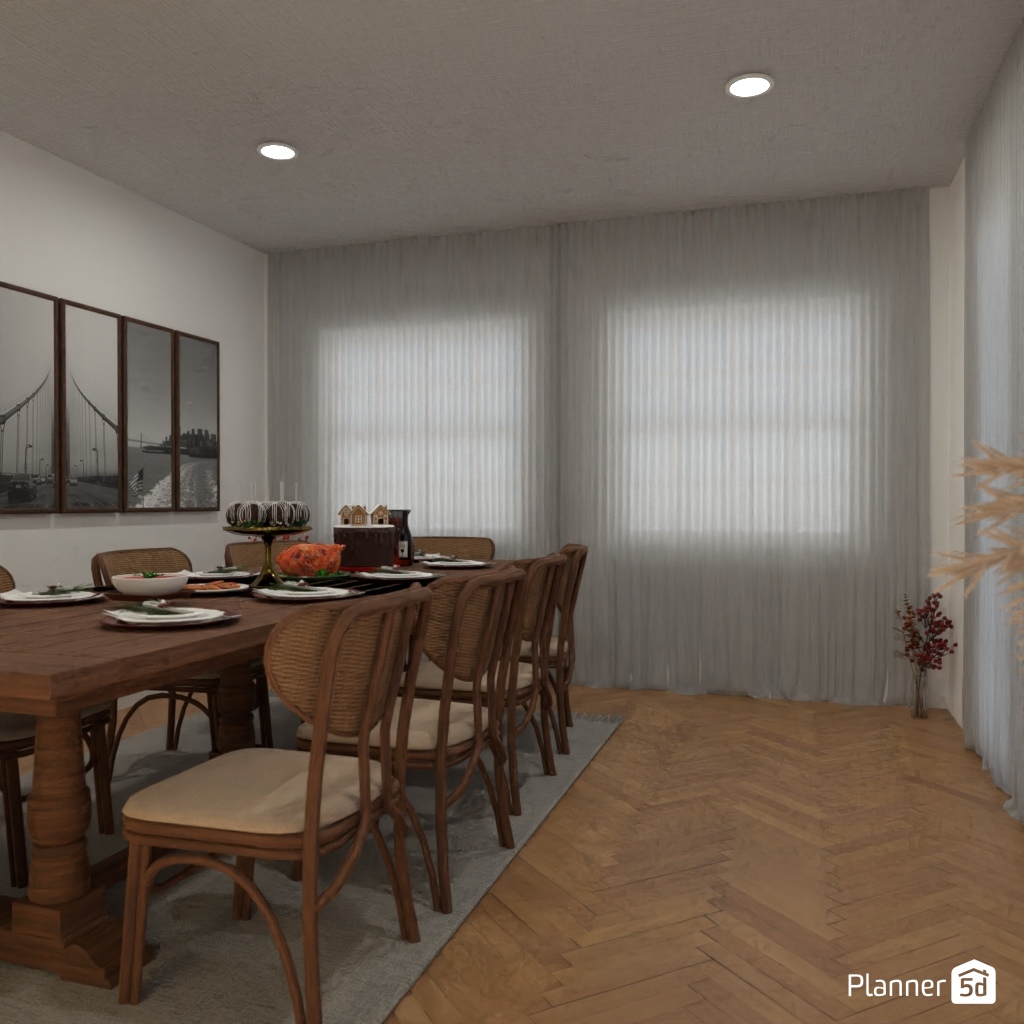 DB: Thanksgiving Day - room shell copy #23477175 by Editors Choice