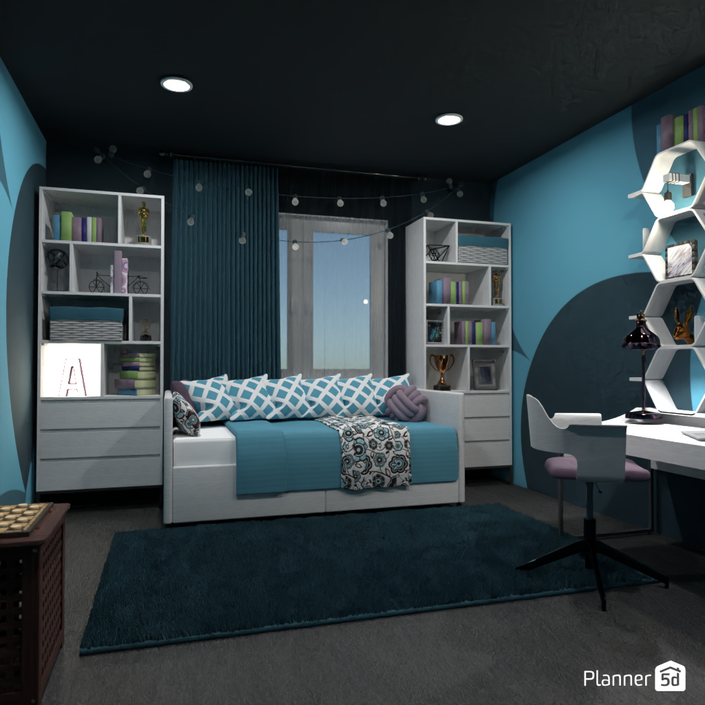 Chambre d'enfants bleue #19573276 by Editors Choice