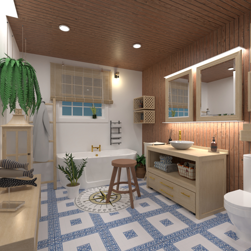 Nautical bathroom #12312436 by Editors Choice