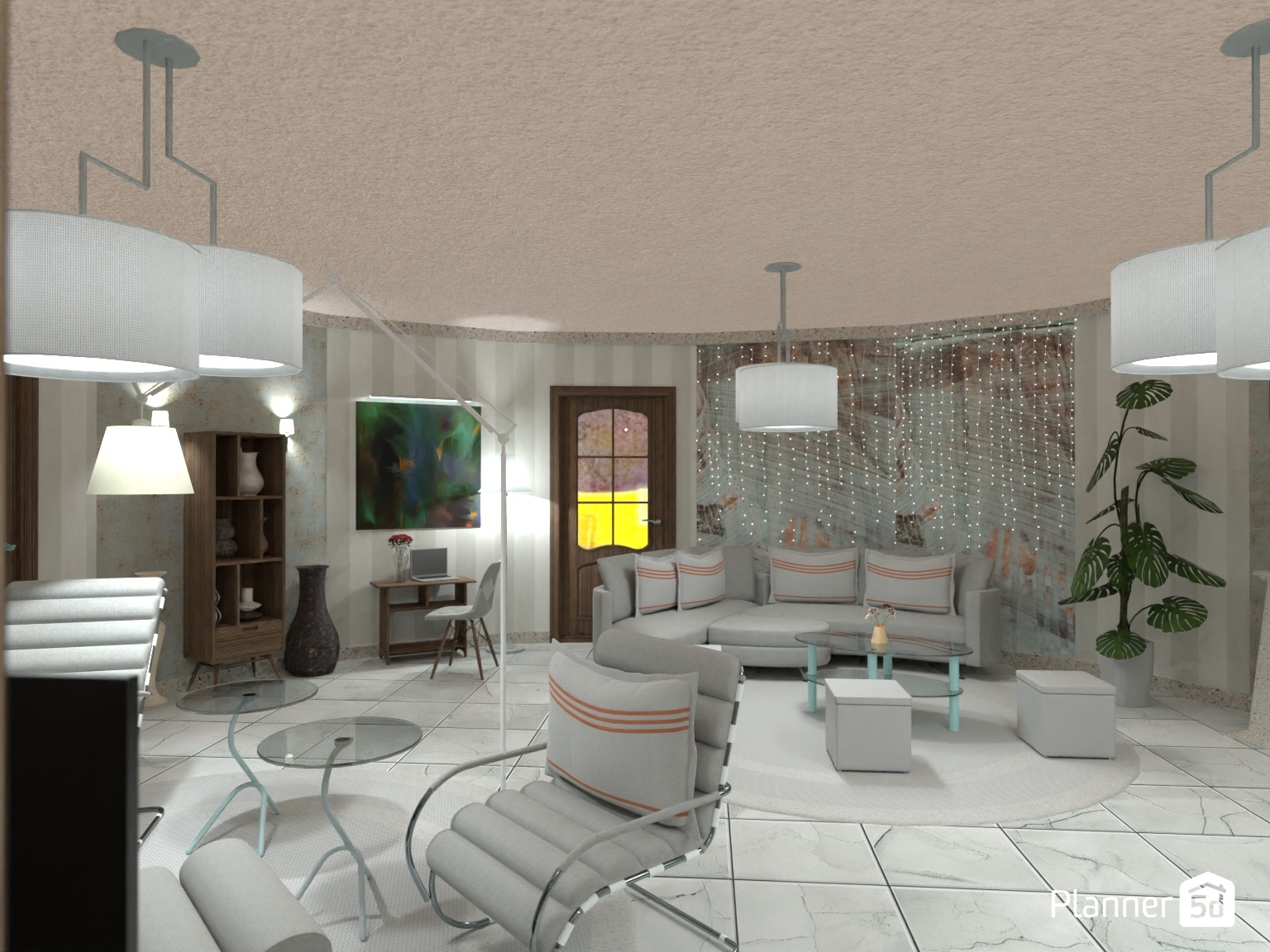 salon estilo moderno #21871474 by Yolanda Infante Garrido