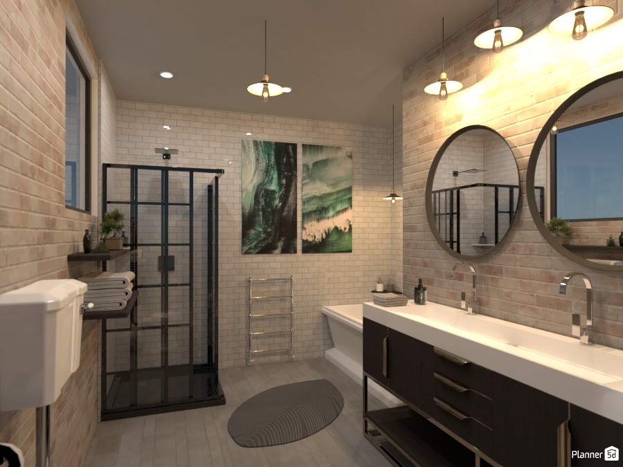 Loft bathroom - Design Contest Entry #5126994 by Valerie