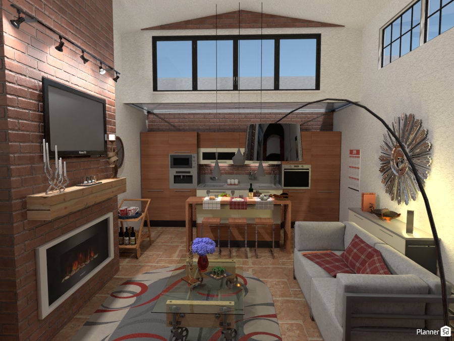 Christmas Project 2018: Kitchen & Living #2593200 by Micaela Maccaferri