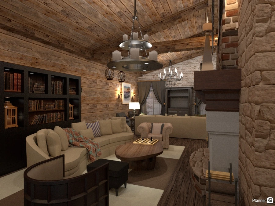 Домик шале #65081 by Elena Strenova