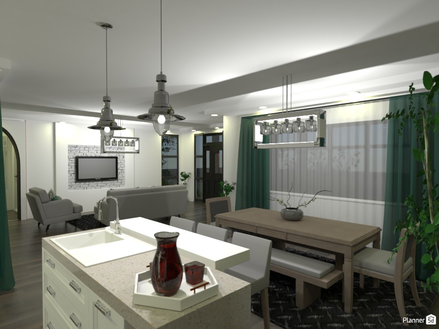 House 01/21 - Dining Room & Kitchen & Living Room #2 #3934350 by Maison Maeck