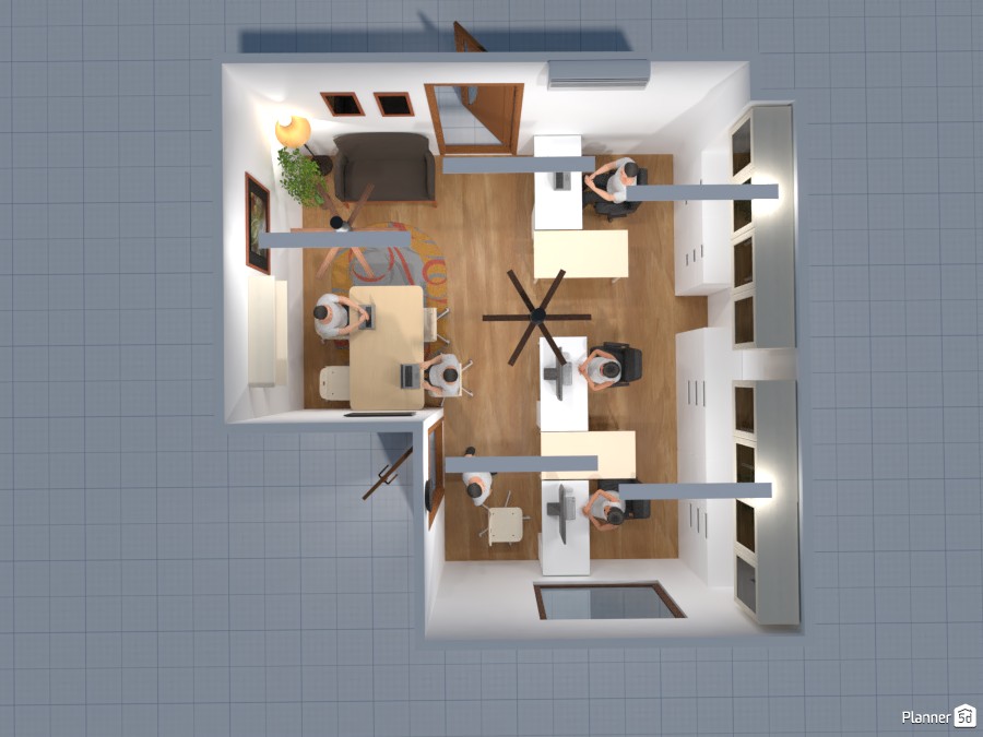 Tuah Office Top View #4362029 by User 23027337