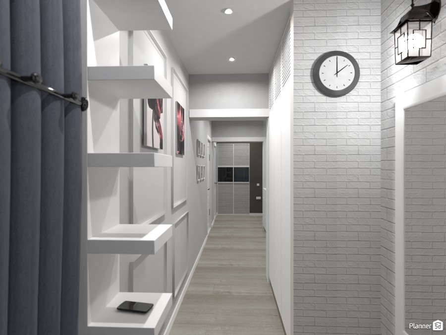 Очень узкий и длинный коридор #3438194 by Ksenia