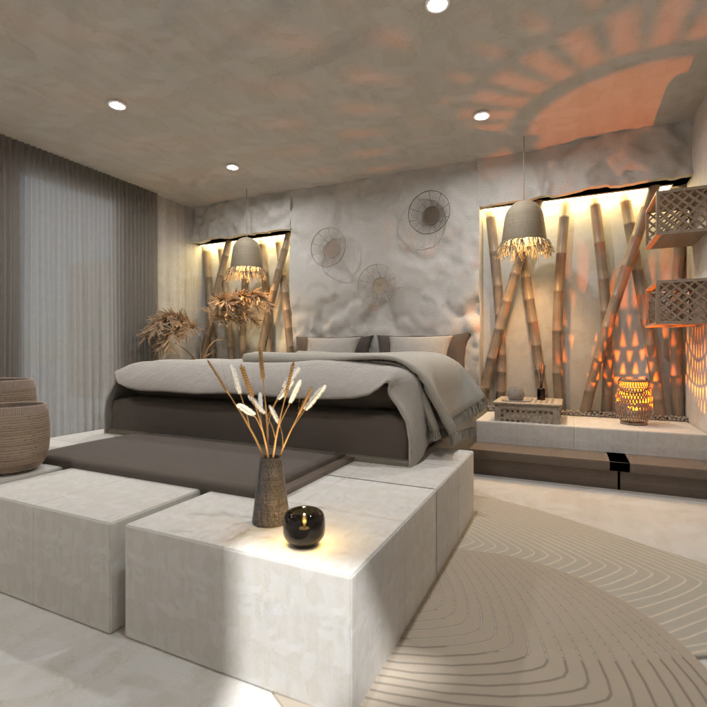 Wabi Sabi Bedroom #14579023 by Editors Choice