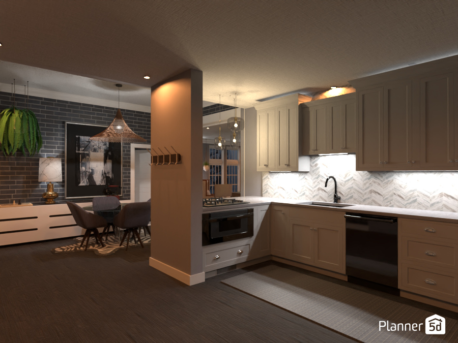 my dream town house kitchen 9102817 by Damir image