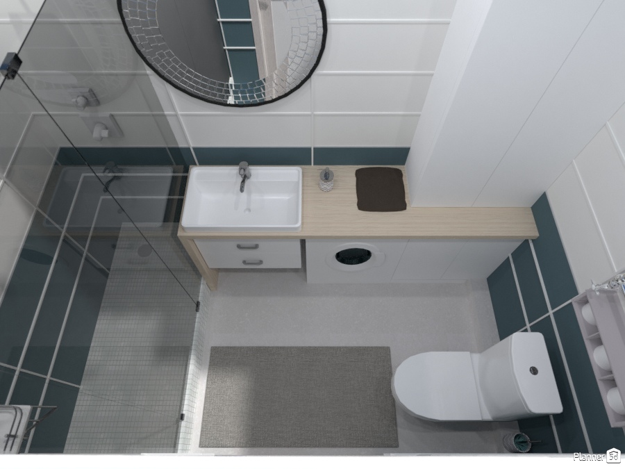 Дизайн ванной комнаты #2090326 by Татьяна Максимова