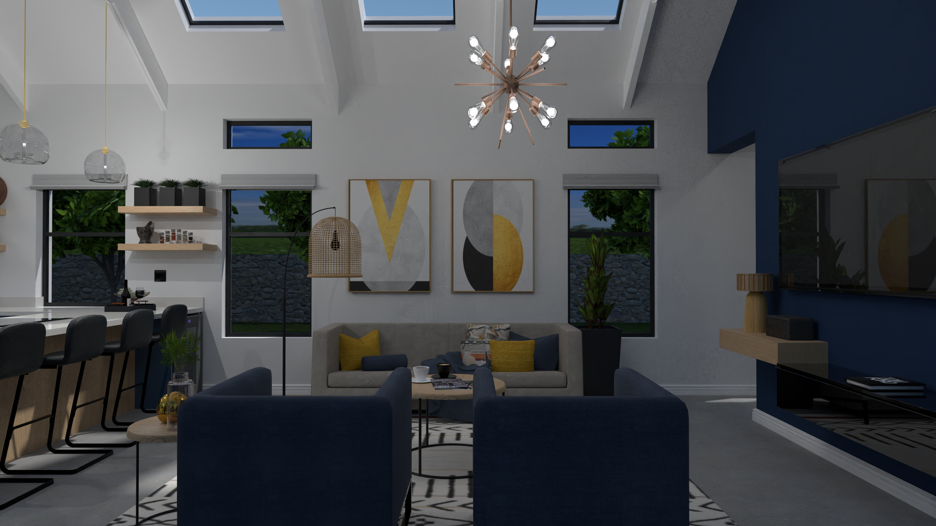 Casa Du Toit #17 - Living Room #10464388 by Candice Nero