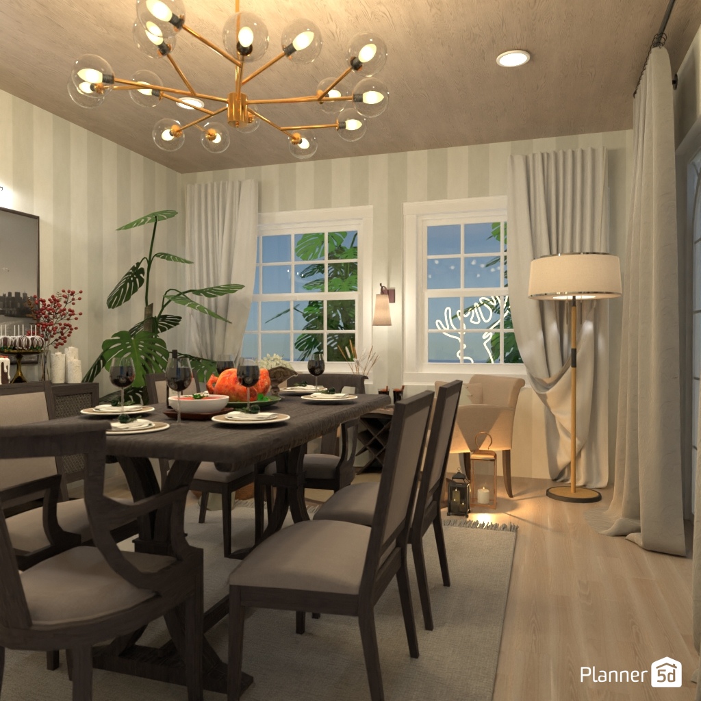 DB: Thanksgiving Day - room shell copy #23446735 by Editors Choice