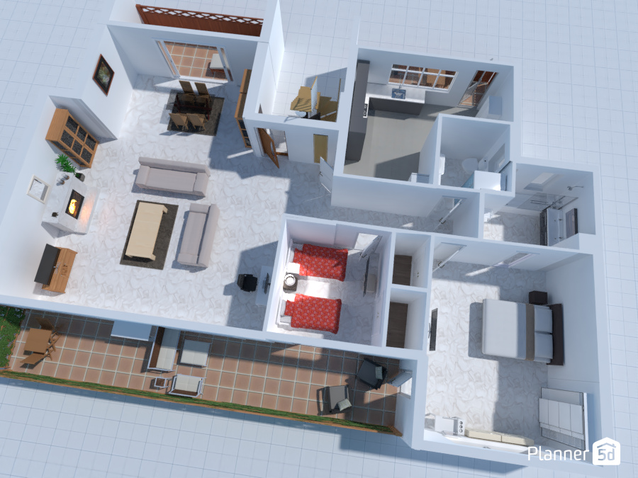 Planta 1 cocina grande #6717506 by User 40169513