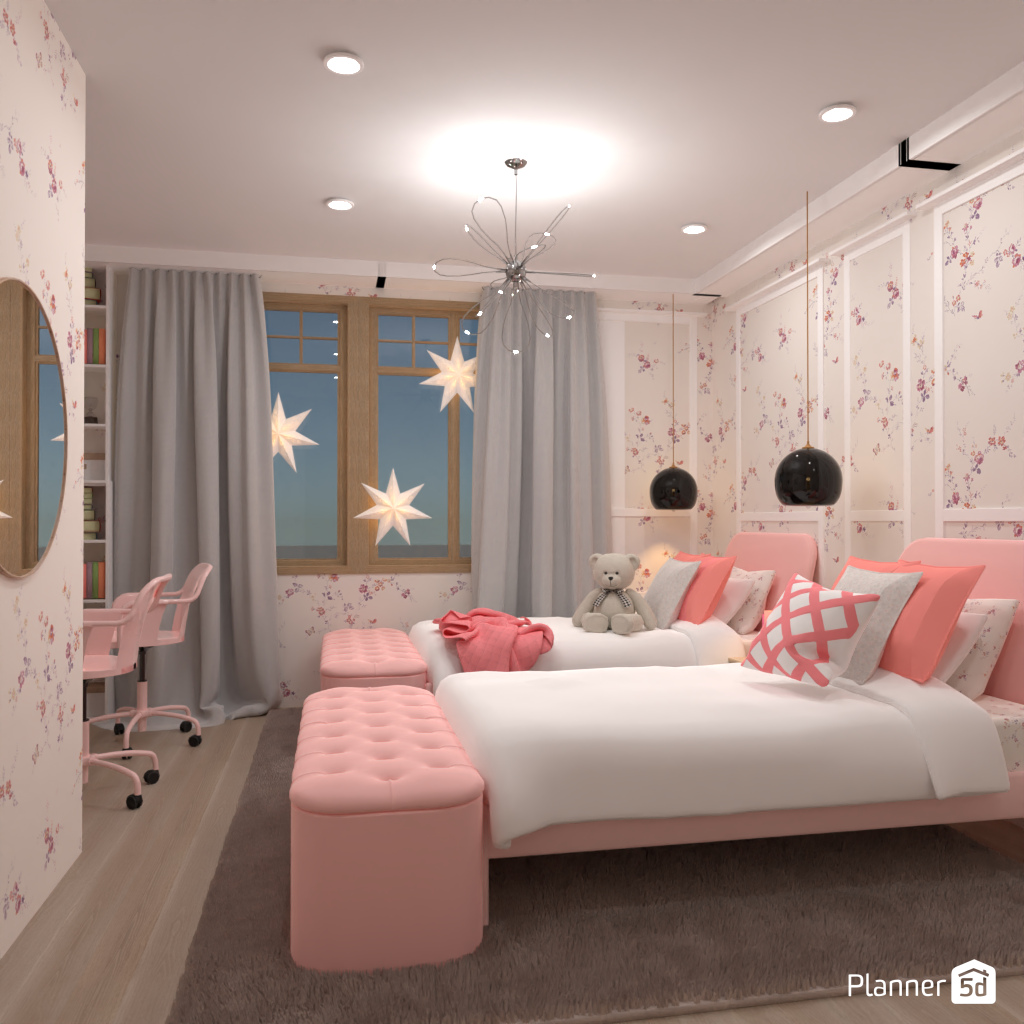 Sisters's bedroom #18919244 by Editors Choice