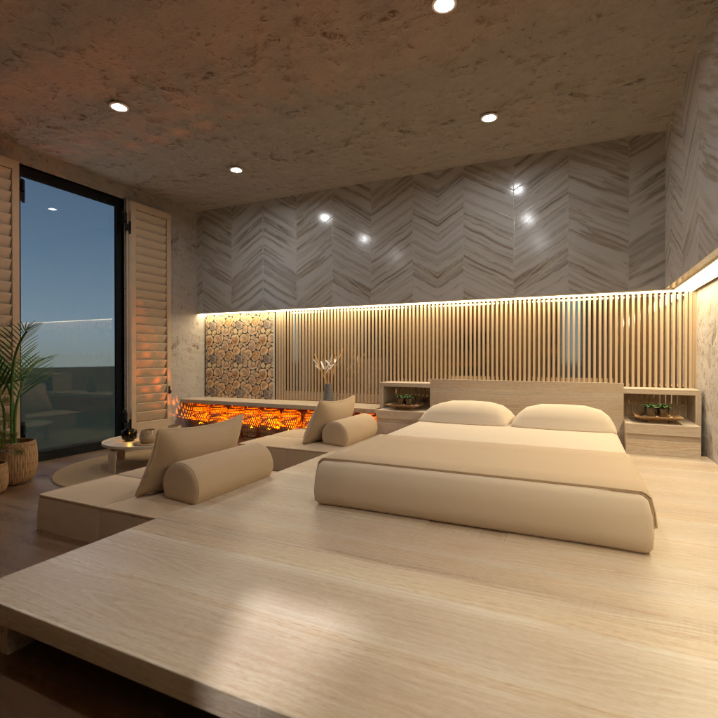 Wabi Sabi Bedroom #14581103 by Editors Choice