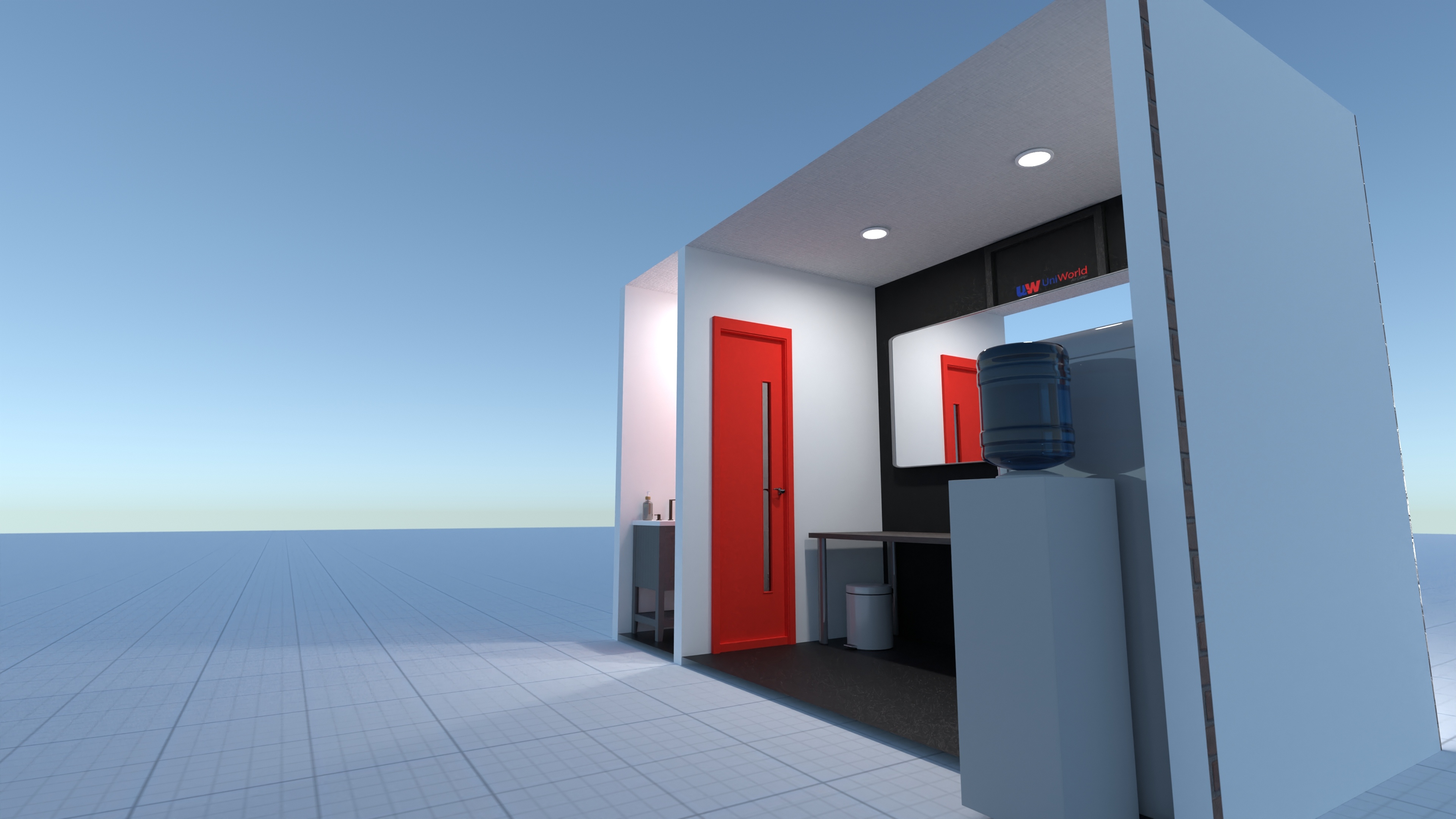 UW Bathroom Tocumen 2 #25167668 by Maria Gutierrez