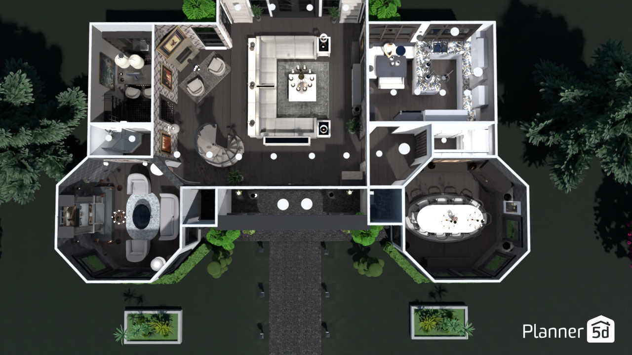 Level 1 house top view 17643487 by Aldona image
