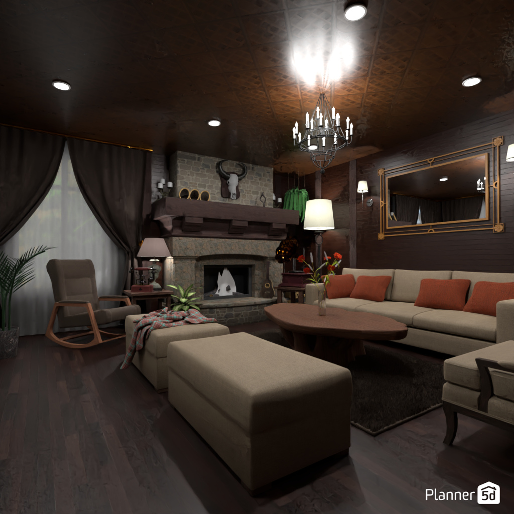 Country Living room #20108699 by Editors Choice