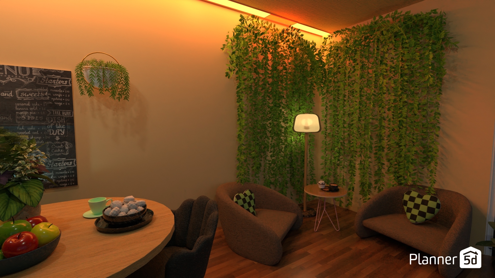 Corner of Cafe #35105606 by Tula