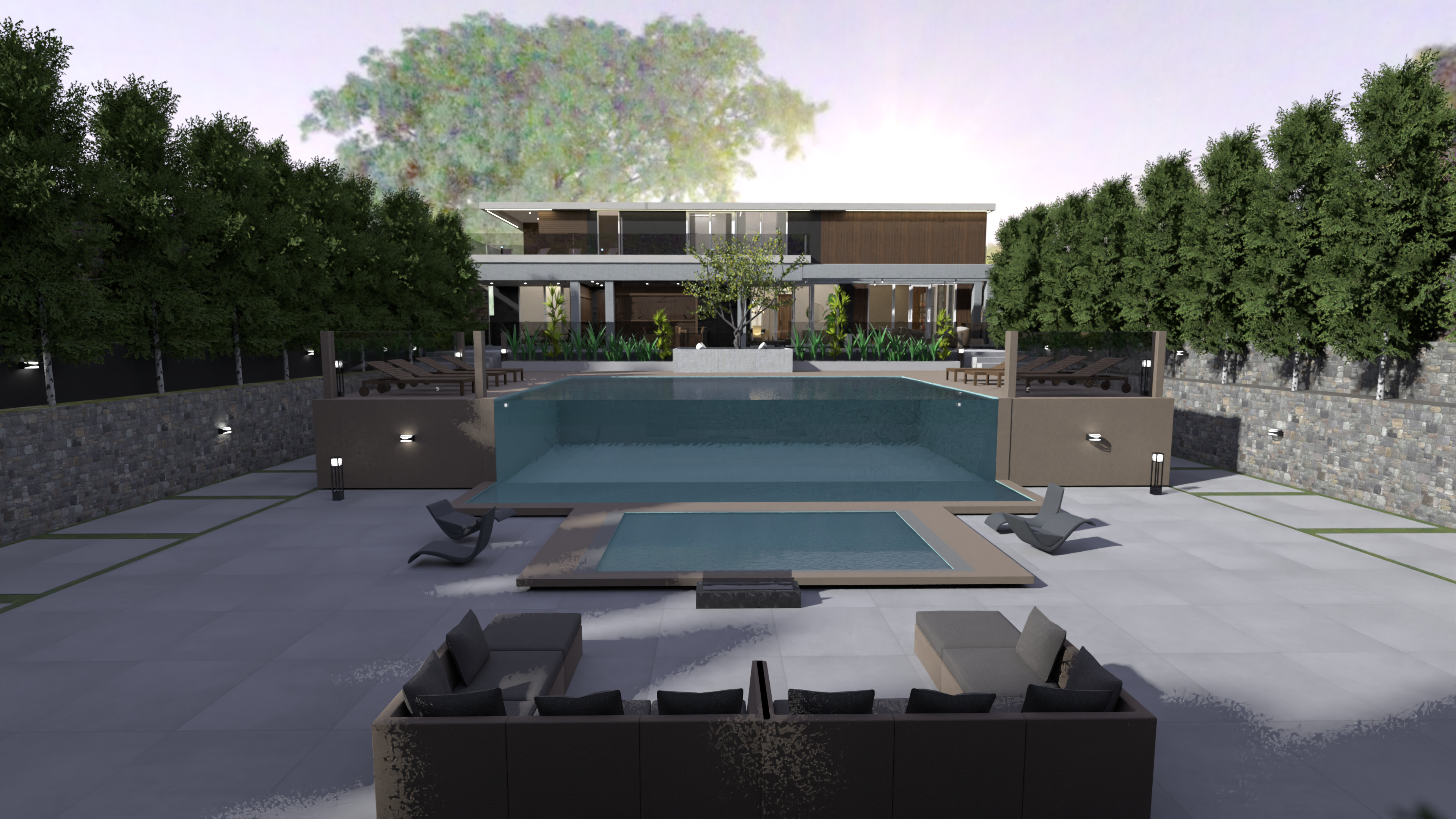 Infinity Villa: Exterior pool #18765832 by Michel