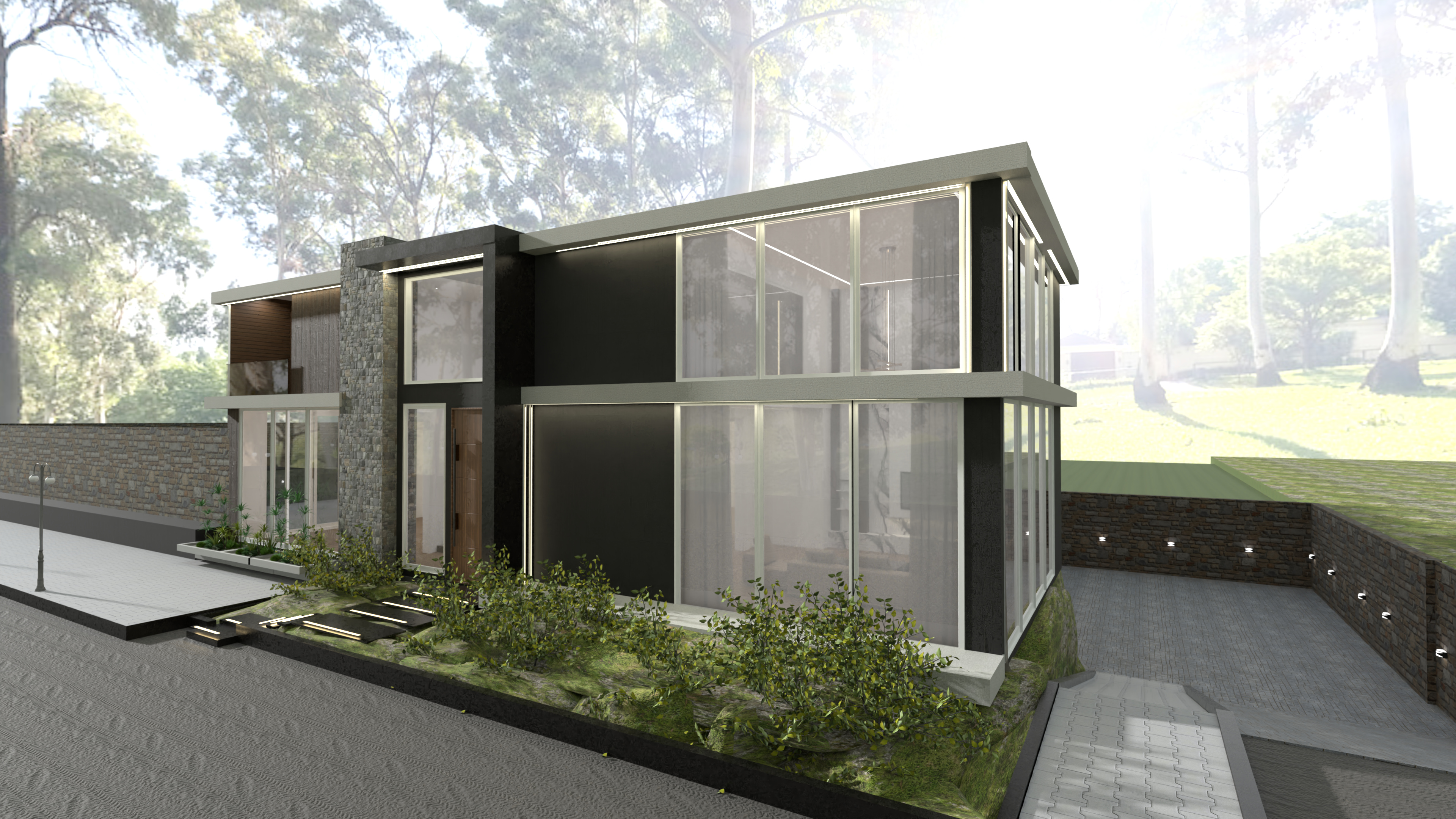 Infinity Villa: Front #18498859 Por Michel